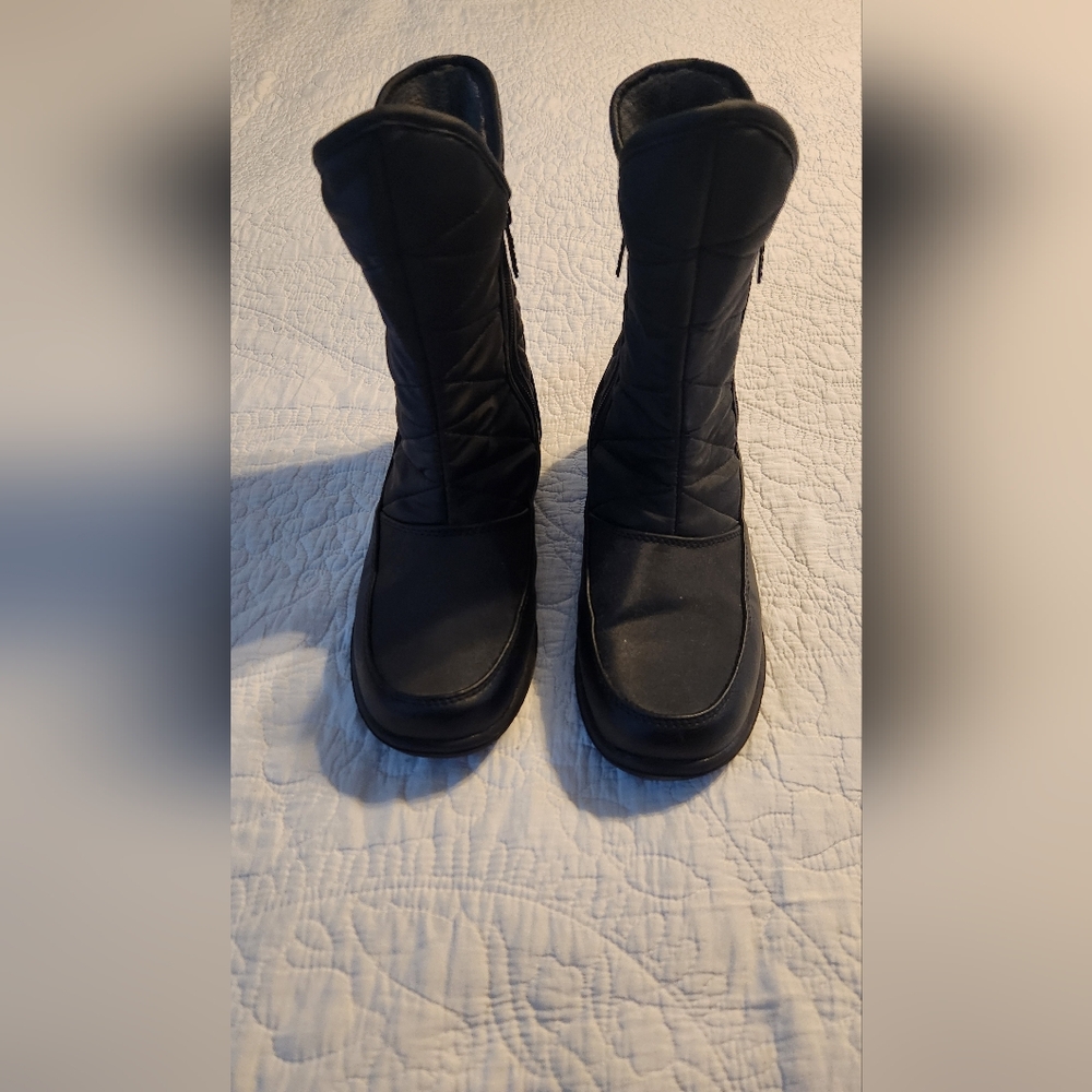 totes Black Winter Boots